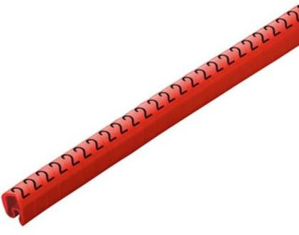 Weidmüller Kennzeichnungsring CLI C 2-4 RT/SW 2 CD in Rot mit Außendurchmesser-Bereich 4 bis 10 mm - Bild 1