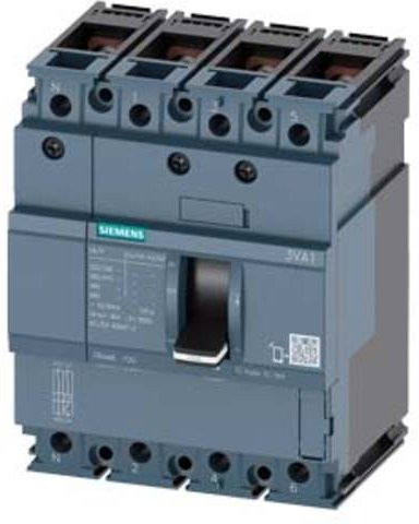Siemens 3VA1080-2ED42-0AA0 Leistungsschalter in Grau mit einem Einstellbereich von 80 - 80A und einer maximalen Schaltspannung von 690 V/AC - Bild 1