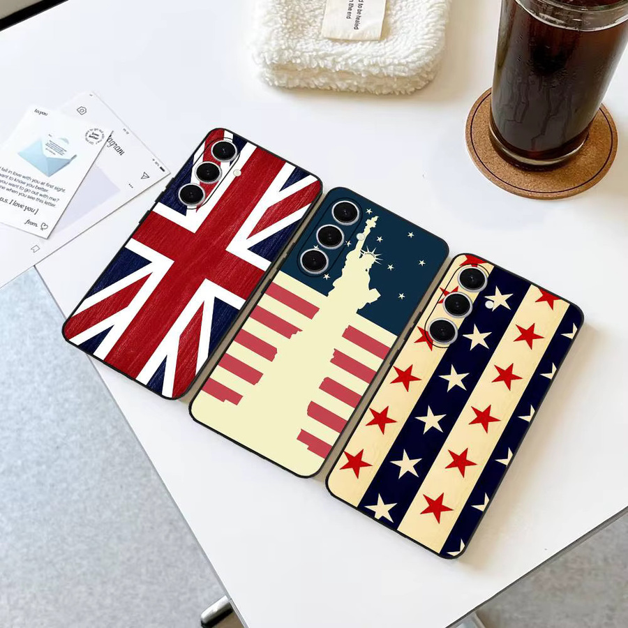Handyhülle mit britischer UK-Flagge für Samsung Galaxy S24 FE, S25 Ultra, S23, S22 Ultra 5G und weitere Modelle, Mehrfarbig - Bild 2