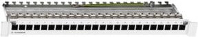 Rutenbeck UM-Patchpanel 24-Port Cat6A Ethernet LAN in Grau und Weiß - Bild 1