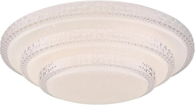 GLOBO Lighting LED-Deckenleuchte Magnifique in Weiß mit Fernbedienung und Leuchtmittel, Durchmesser: 49,5 cm - Bild 1