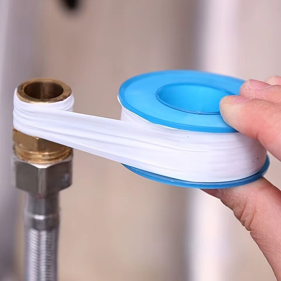 PTFE-Dichtungsband für Wasserrohre in Blau und Weiß - Bild 2