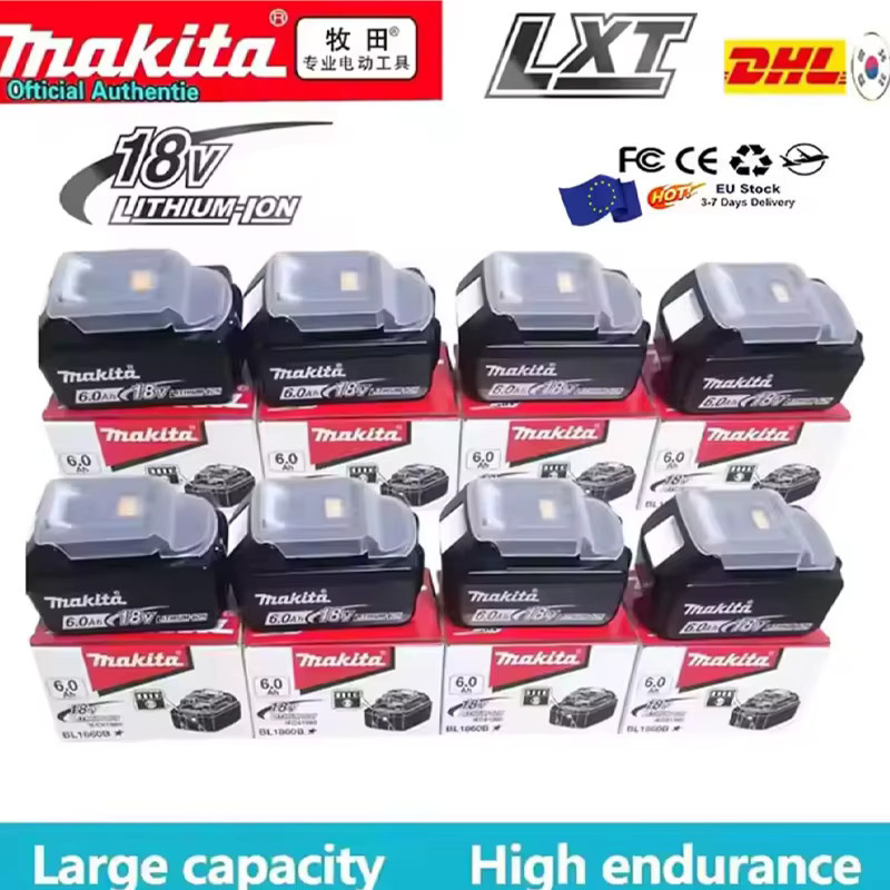 Makita 18V Lithium-Ionen-Akku BL1820B in Schwarz - Bild 1