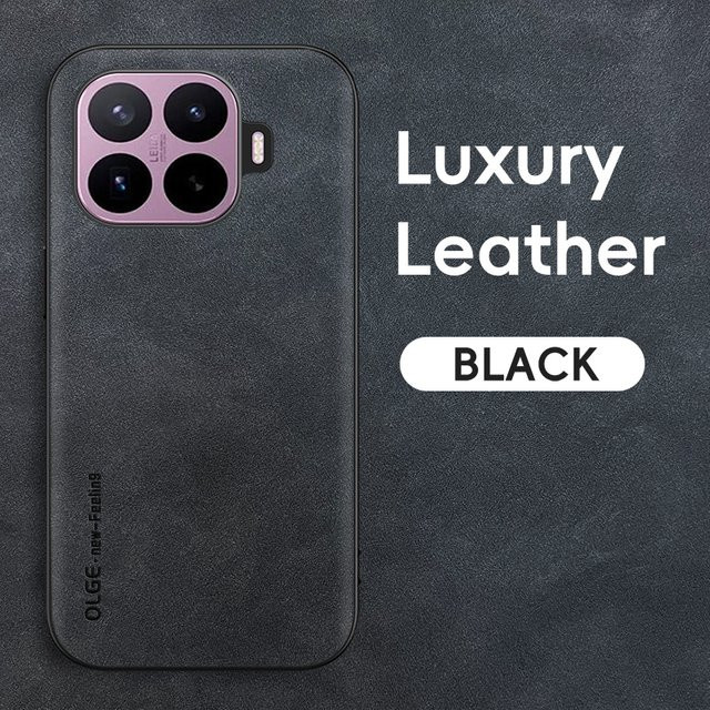 Stoßfeste Schafsleder Schutzhülle für Xiaomi 14T 15T 17T Pro und 14Pro 15Pro Max in Schwarz und Blau - Bild 1