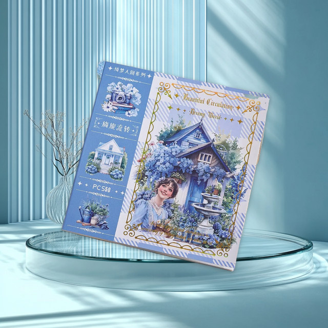 HYFJOY Fantasy Diary Series Ästhetisches Journal-Verzierungsset mit 50 Aufklebern für ätherische Szenen in Multicolour - Bild 1