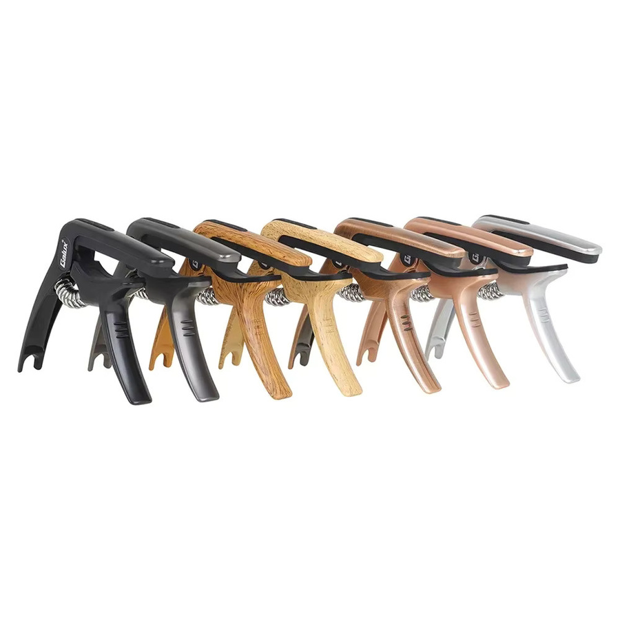 GALUX Universal Capo GC-501A aus Legierung in Silber für Akustikgitarre, E-Gitarre, Bass, Ukulele und Banjo - Bild 2