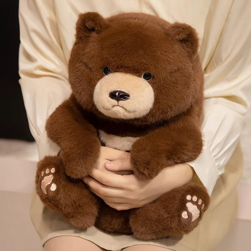 Kidsly Bärenplüschpuppe, braun/weiß, 28cm - Bild 4