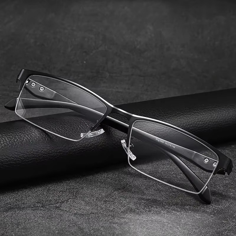 ERIKOLE Korrektionsbrille Square, Metall, Black, Unisex, Blaulichtfilter - Bild 4