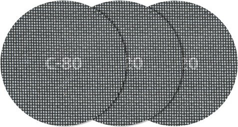 Wolfcraft Haft-Gitterleinen-Set für Exzenterschleifer, Durchmesser: 125 mm, schwarz - Bild 1