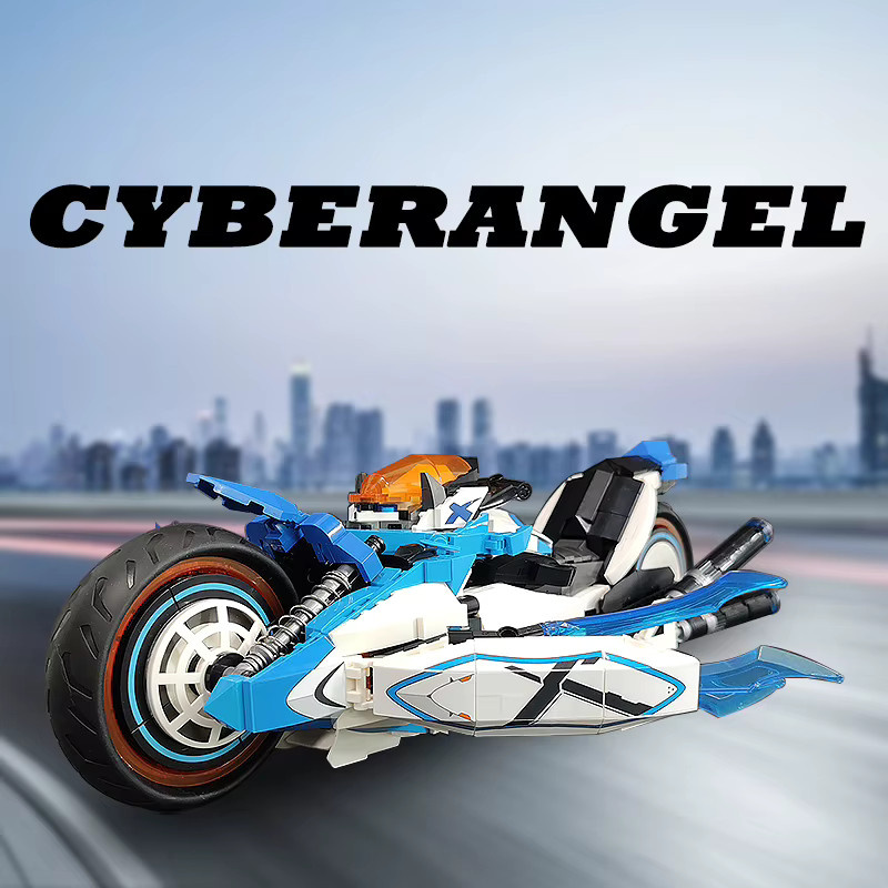 Yangkili Cyberangel Motorrad-Modell, Bausteine, ab 14 Jahren - Bild 2