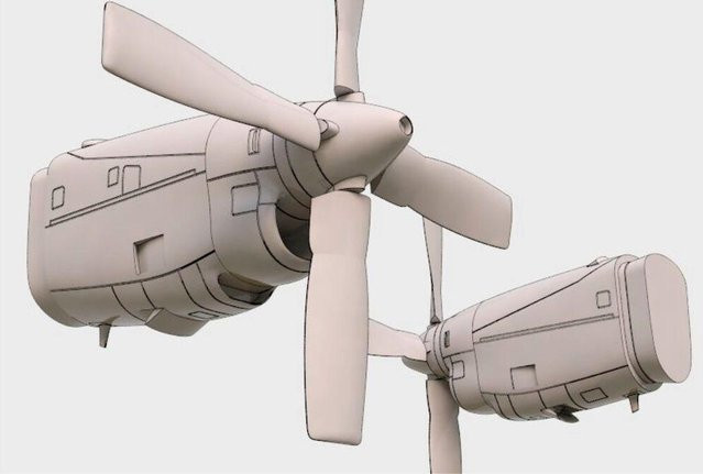 Italeri C-130 E-H engine set, 1:72 - Bild 1