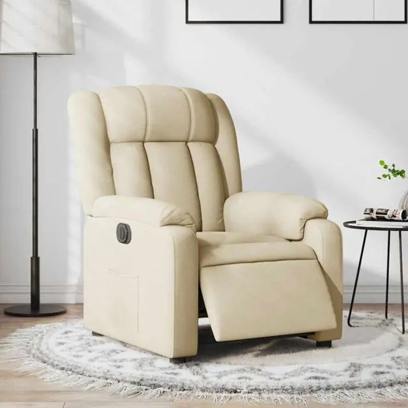 Elektrischer Relaxsessel von vidaxl in Beige aus Stoff und Polyester im modernen Design - Bild 1