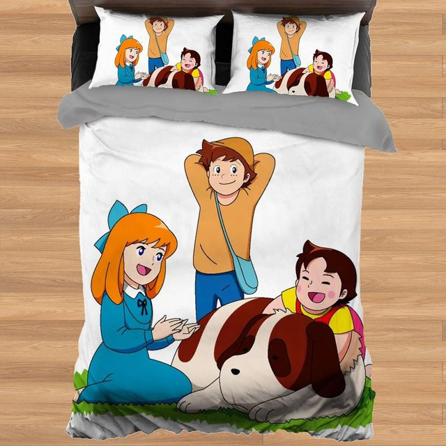 Heidi Die Göttin der Berge Einzelbettwäsche-Set aus Mikrofaser, Mehrfarbig, B/H: 90 x 200 cm - Bild 1