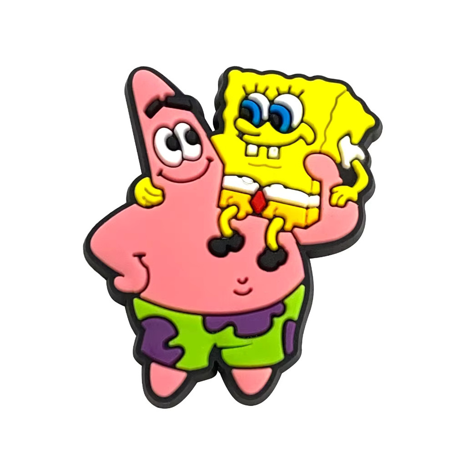 Potdemiel Schuh-Charms SpongeBob Schwammkopf, Kinder, PVC - Bild 2