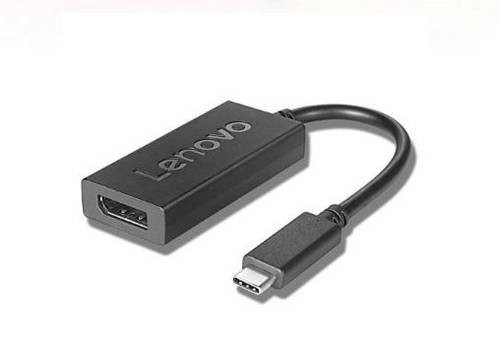 Lenovo USB-C auf DisplayPort Adapter 4K Unterstützung Schwarz 4X90Q93303 - Bild 1