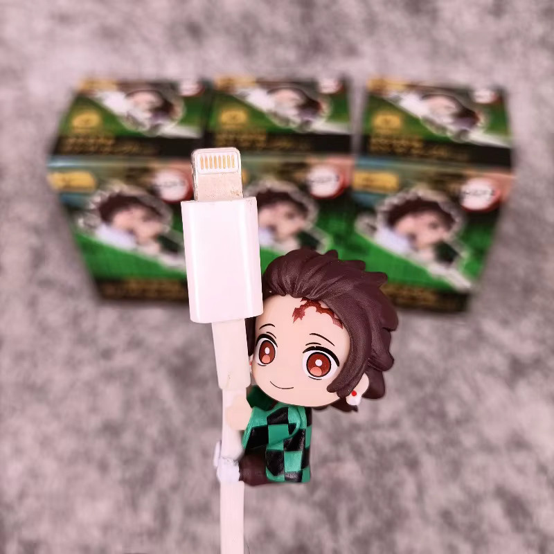 Bandai Demon Slayer Anime-Figur, Blind Box, Datenkabel-Schutzhülle, Puppe - Bild 2