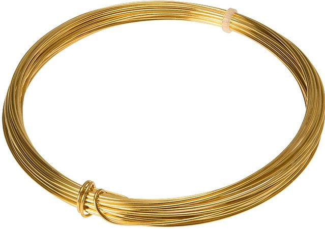 Conacord Messingdraht in Gold, Durchmesser: 1 mm, Länge: 7 m - Bild 1