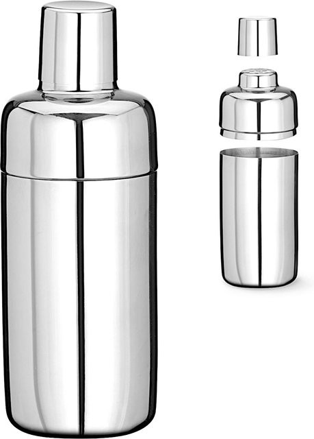BarUp Cobbler Barmannshaker 3-teilig aus Edelstahl in Silber, 0,5 l - Bild 1