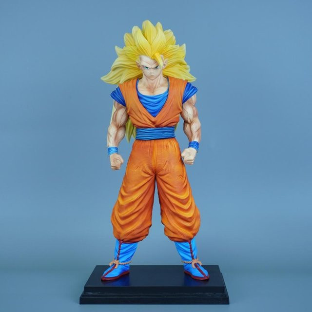 Yiran toy 1 Dragon Ball Super Saiyajin 3 Goku Actionfigur PVC Statue - Bild 1