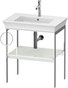 Duravit Waschtisch-Konsole White Tulip in Weiß matt, B/T: 68,4 x 45 cm - Bild 1