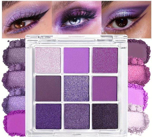 Perfect Skin Lidschattenpalette, 18 Töne, violett, Damen - Bild 1