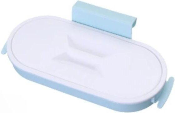 Yiran Furniture Küchenorganizer Hängebeutelständer und Schwammhalter in Hellblau - Bild 1
