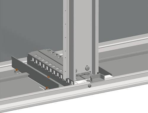 Schneider Electric NSYSTBR4 Montageschiene aus Stahl in Grau, B: 160 mm, H: 50 mm - Bild 1