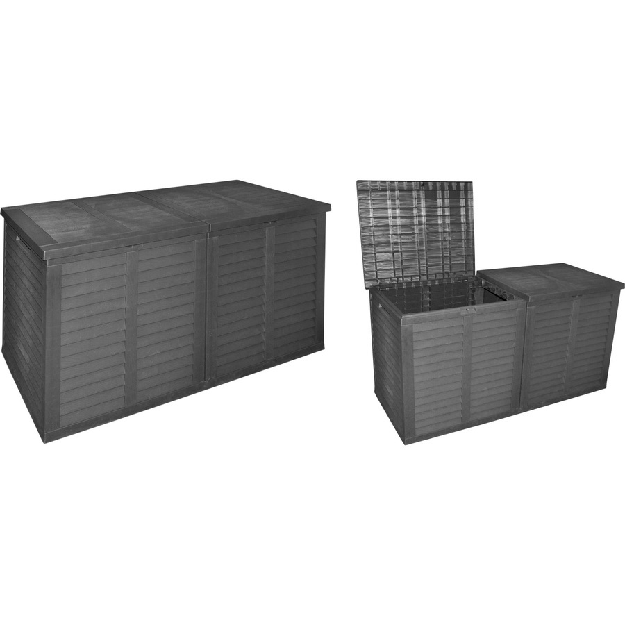 Gartenaufbewahrungsbox in Grau Anthrazit mit 750 Litern Volumen, B/T/H: 155 x 66 x 80 cm - Bild 2