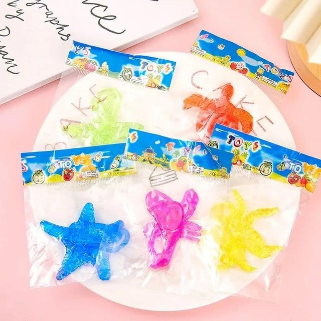Cool Studio Niedige Meerestier Klebrige Dehnbare Spielzeuge 10-teiliges Set - Bild 1