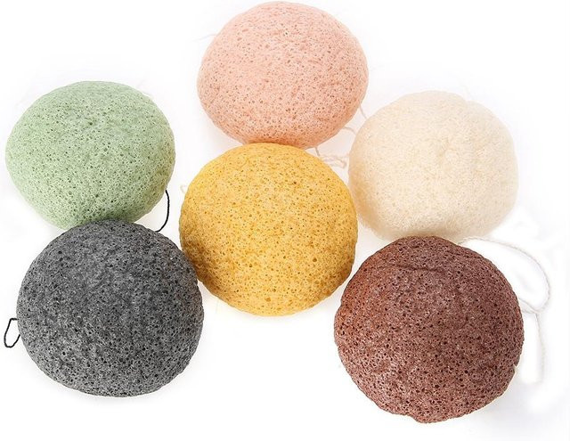 DIYelecs Konjac Gesichtsschwamm, Beige - Bild 1