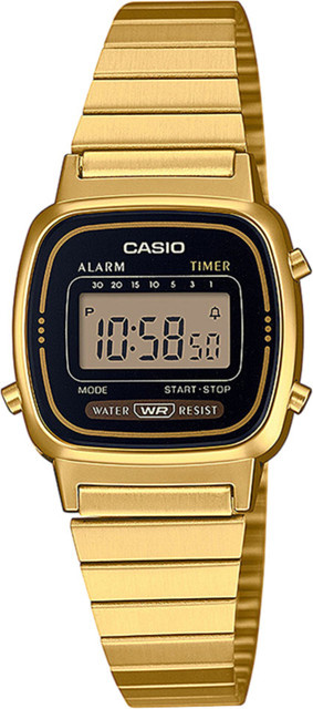 CASIO Digitaluhr, Quarz, Kunststoff, Schwarz, 24 mm, Damen - Bild 1