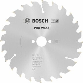 Bosch Optiline Wood Hartmetall Kreissägeblatt für Handkreissägen, Durchmesser: 160 mm, Bohrung: 20/16 mm, Breite: 1,8 mm, 24 Zähne - Bild 3
