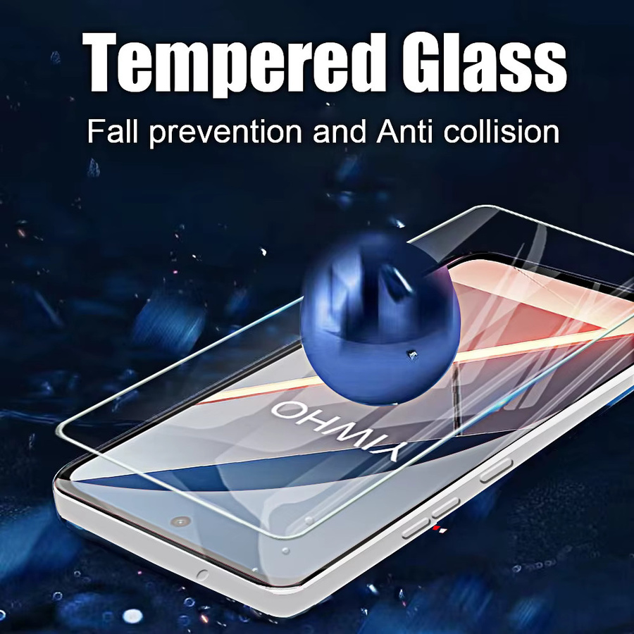 4er-Pack Displayschutzfolien aus gehärtetem Glas für Xiaomi Poco M7 4G und M7 5G, transparent, vollständige Abdeckung - Bild 3