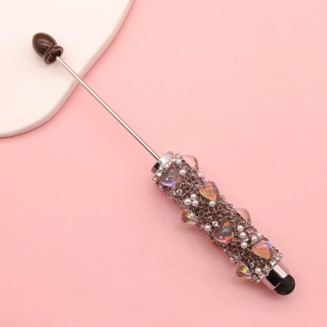 Binchi Outdoor Product Strass-Herz-Stylus-Stift mit Kristall-Dekor und Kugelschreiberfunktion in Bunt - Bild 1