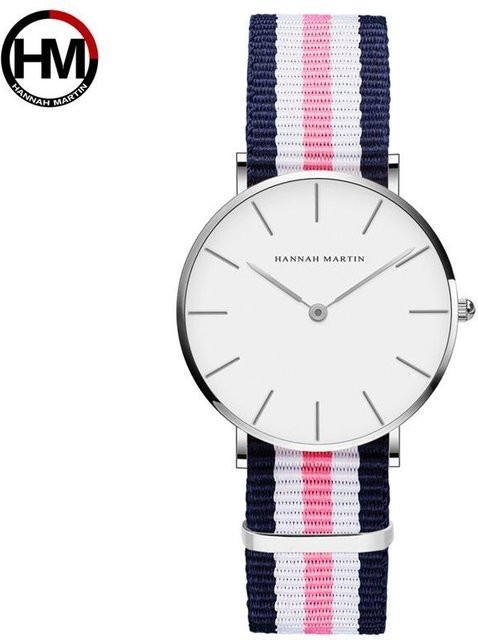 Hannah Martin Armbanduhr, Quarz, Legierung, Weiß, Damen - Bild 1