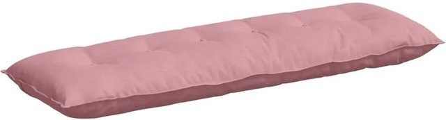 vidaXL Rückenkissen aus Cordstoff in Rosa, B: 160 cm, H: 50 cm - Bild 1