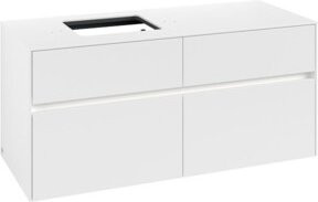 V&B Waschtischunterschrank Collaro in Weiß Matt, B/T/H: 120 x 54,8 x 50 cm - Bild 1