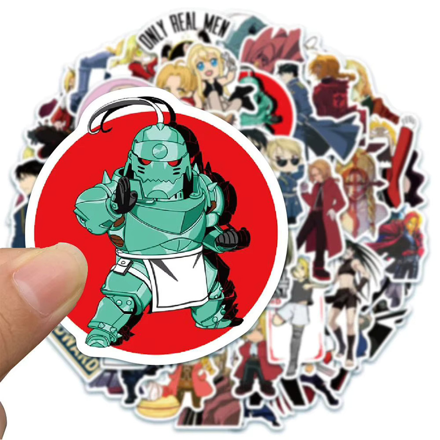 Bandai Fullmetal Alchemist Aufkleber, Nachfüllpack, Bunt / Mehrfarbig - Bild 4