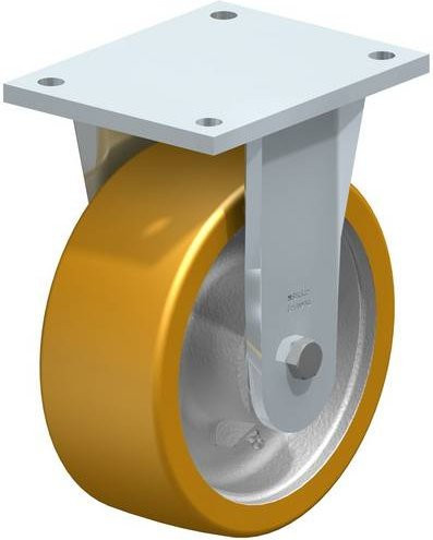 Blickle Bockrolle BO-GTH 202K in Silber mit 200 mm Rad-Durchmesser und 1250 kg Tragfähigkeit - Bild 1