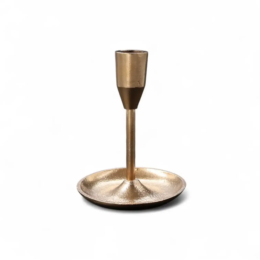 Lolaa Kerzenhalter Aurora in Gold, Höhe: 16 cm - Bild 1