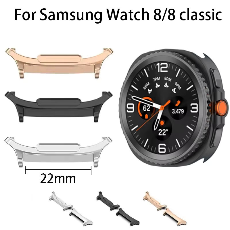 Samsung Uhrenarmband Edelstahl, Klassisch, Silber, Galaxy Watch 8, 40/44 mm, 22 mm - Bild 2