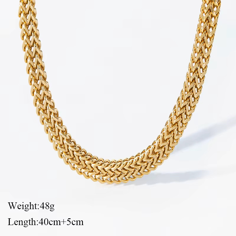 GANEMLY Schmuck-Set, Edelstahl, Gold, Damen - Bild 2