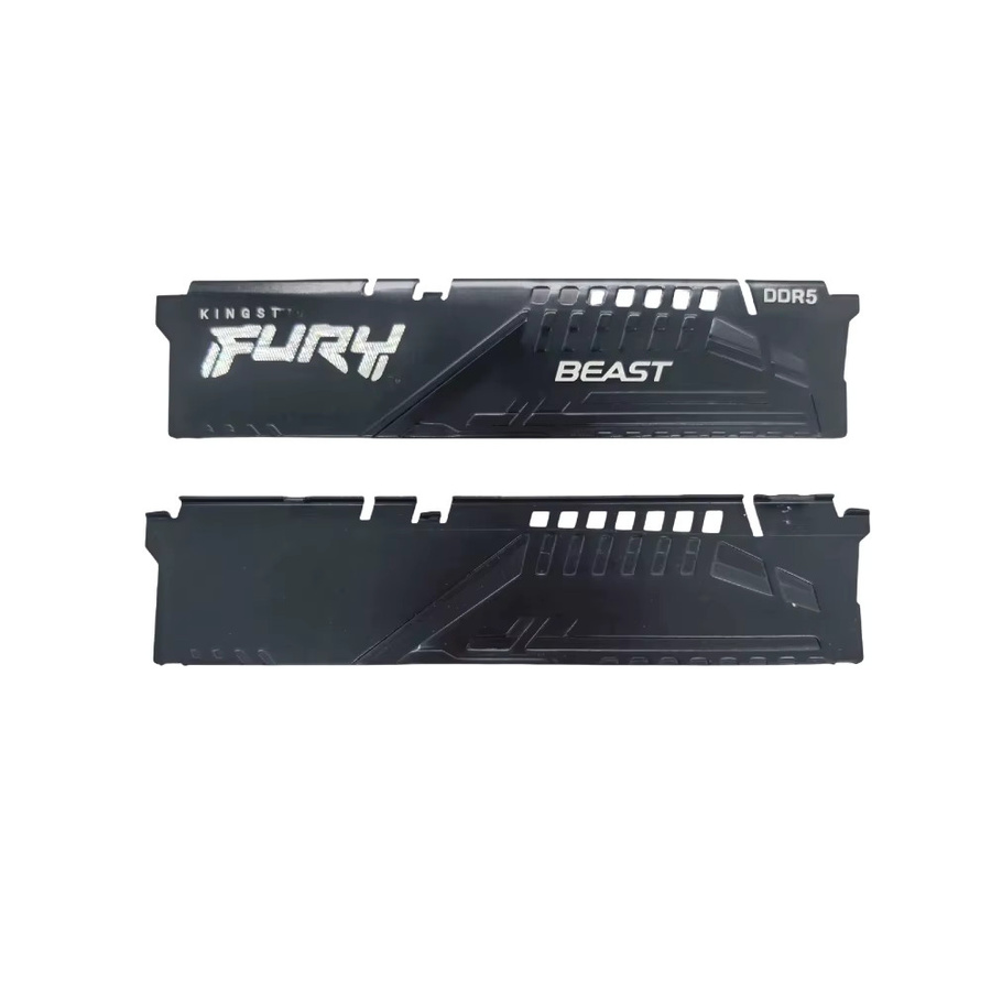 TISHRIC DDR5 RAM-Speicher-Kühlkörper aus Aluminiumlegierung für Desktop-Computer mit Wärmeleitpad und Kühlweste in Schwarz - Bild 6