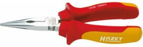 Hazet Flachrund-Zange VDE 1841AVDE-22 Long Nose in Rot-Gelb - Bild 1