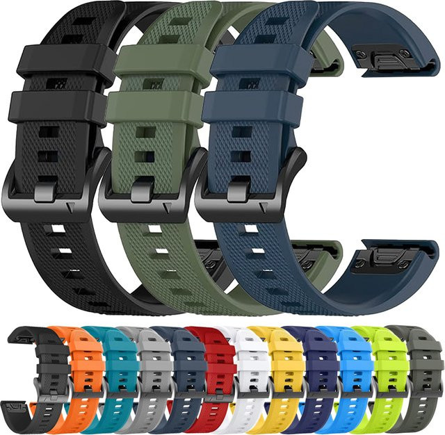 Smartwatch-Armband Silikon, 22/26 mm, Unisex - Bild 1