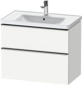 Duravit Waschtischunterschrank D-Neo in Weiß, B: 78,4 cm, T: 45,2 cm, H: 62,5 cm - Bild 1