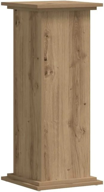 vidaXL Pflanzenständer Artisan-Eiche in Braun aus Holzwerkstoff, B/T/H: 33 x 33 x 80 cm - Bild 1