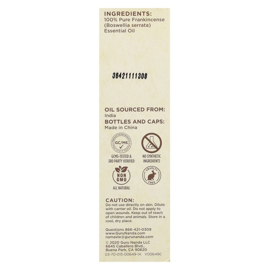 GuruNanda Ätherisches Öl Weihrauch, 15 ml - Bild 2