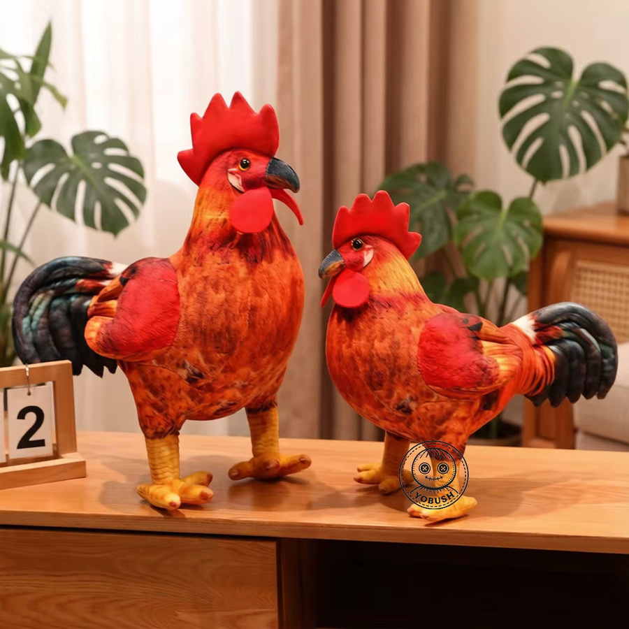 Gegemuchen Simulations-Hahn, Plüschtiere, Bunt / Mehrfarbig - Bild 2