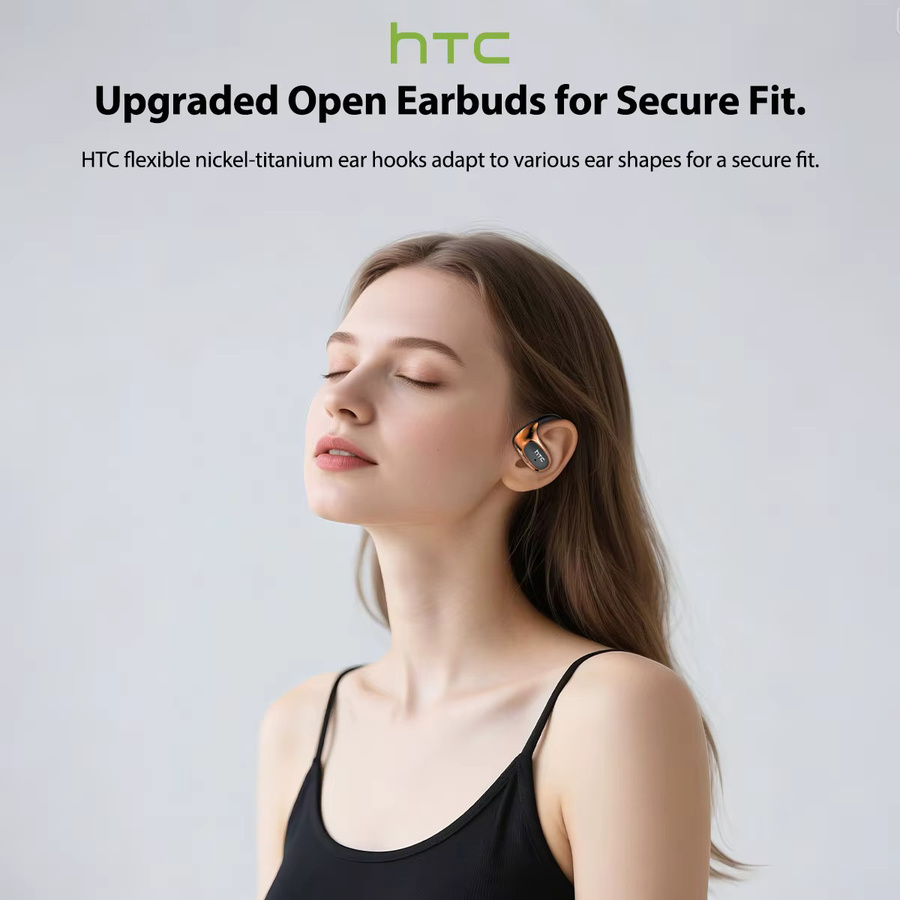 HTC NE35 Bluetooth V6.0 OWS Sportkopfhörer mit AI Übersetzung und Mikrofon - Bild 4